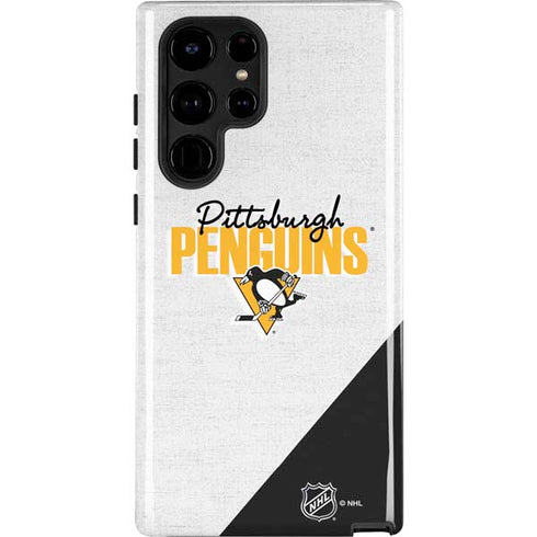 NHL Pittsburgh Penguins Script Galaxy S25 Ultra Impact Case